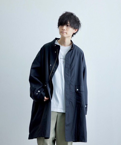 「JUNRED」 コート S カーキ メンズ_画像2