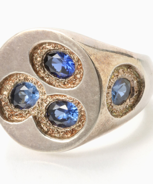 BLEUE BURNHAM（ブルー ブラーム）OVAL CHLOROPLAST SIGNET (Bの画像