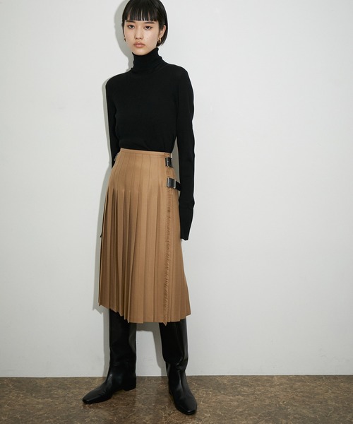 「ADAM ET ROPE'」 ロングブーツ 23.0cm ダークブラウン レディース_画像6