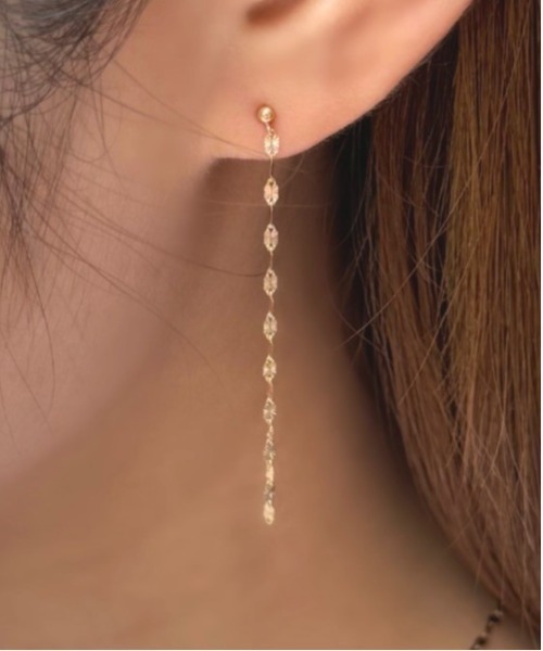 「les bonbon」 ピアス(両耳用) FREE イエローゴールド レディース_画像3