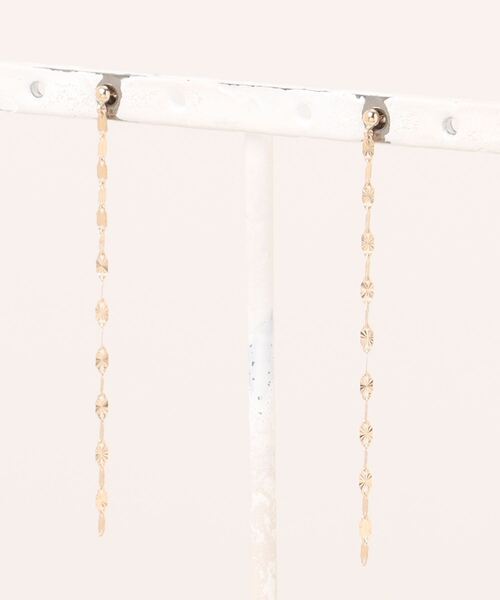 「les bonbon」 ピアス(両耳用) FREE イエローゴールド レディース_画像4