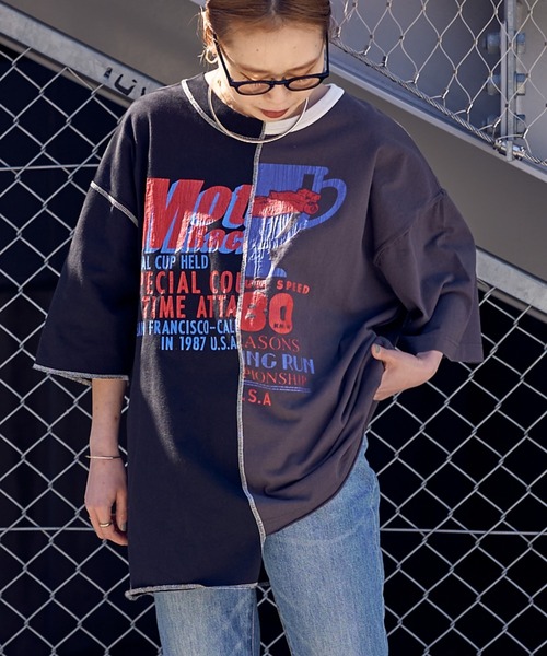 「etsinta」 7分袖カットソー ONE SIZE イエロー レディース_画像3