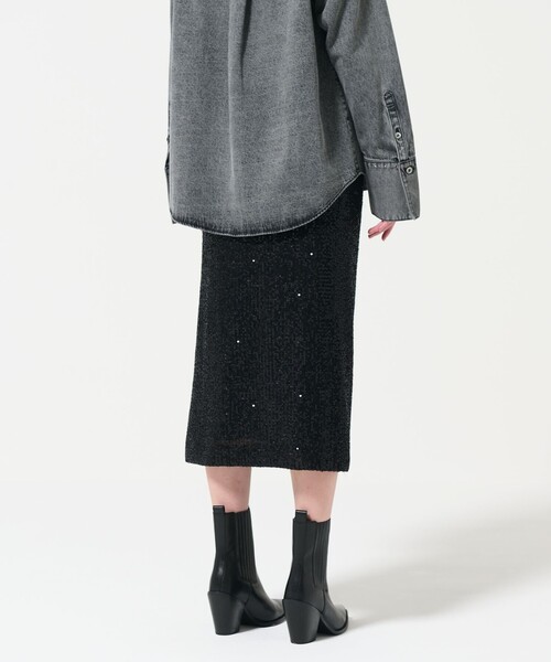 「GRACE CONTINENTAL」 タイトスカート 36 ブラック レディース_画像4