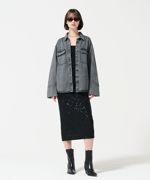 「GRACE CONTINENTAL」 タイトスカート 36 ブラック レディース_画像5