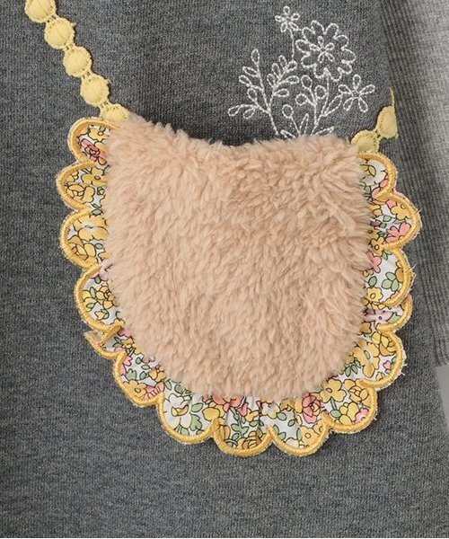 「Love&Peace&Money」 「KIDS」長袖ワンピース 120cm ピンク キッズ_画像5