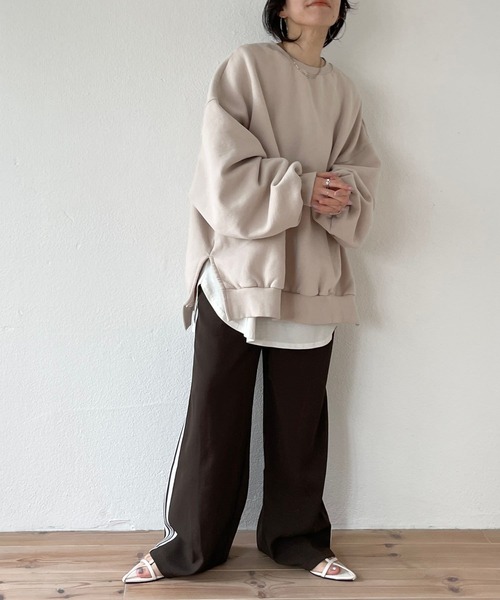 「wee9s」 スウェットカットソー FREE ブラック系その他 レディース_画像6