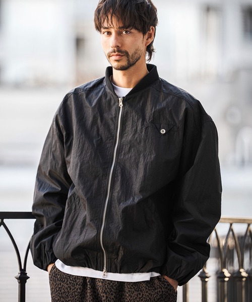 CAMBIO（カンビオ） ナイロンジャケット mj11364- メタリックナイロン