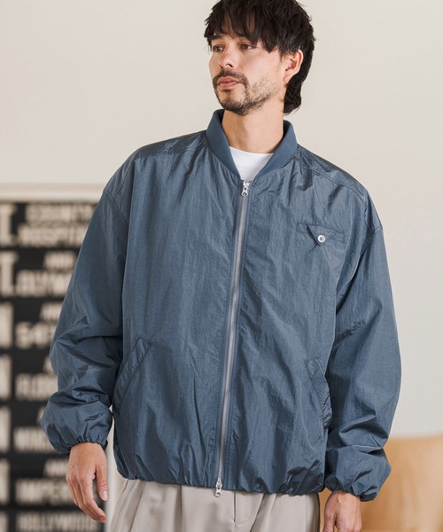 CAMBIO（カンビオ） ナイロンジャケット mj11364- メタリックナイロン