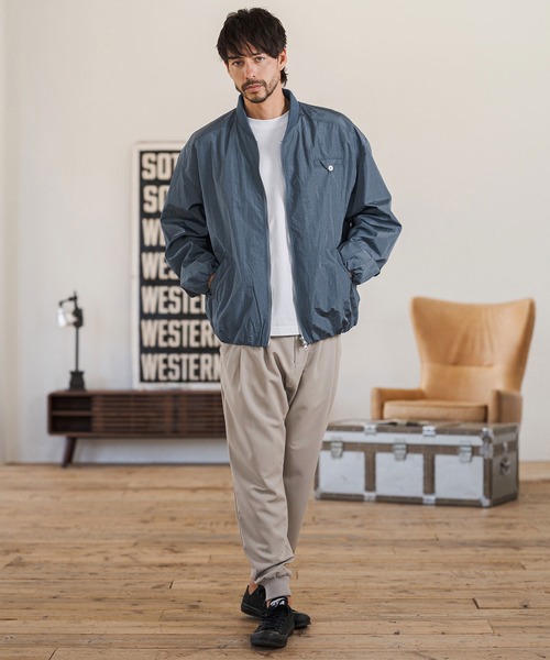 CAMBIO（カンビオ） ナイロンジャケット mj11364- メタリックナイロン