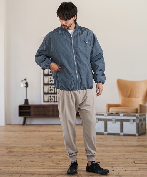 CAMBIO（カンビオ） ナイロンジャケット mj11364- メタリックナイロン