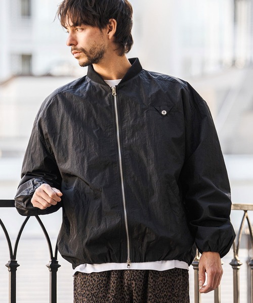 CAMBIO（カンビオ） ナイロンジャケット mj11364- メタリックナイロン