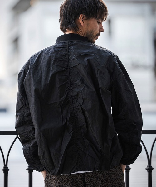 CAMBIO（カンビオ） ナイロンジャケット mj11364- メタリックナイロン