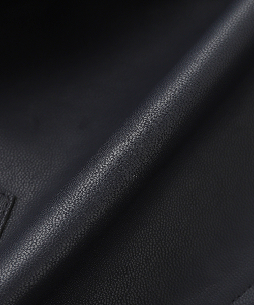 ミリタリージャケット モッズコート DAIRIKU / ダイリク MIllitary Leather Flight Jacketの画像