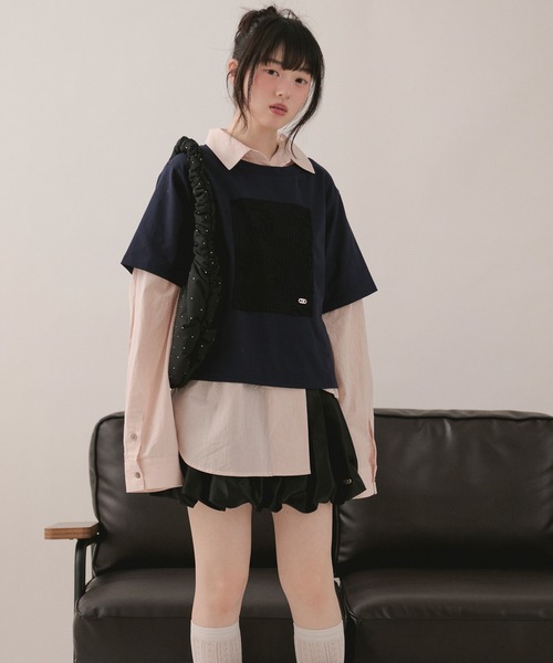 loin nuit スカート balloon mini skirt / バルーンミニスカート