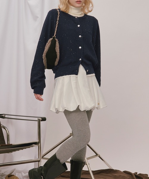 loin nuit スカート balloon mini skirt / バルーンミニスカート
