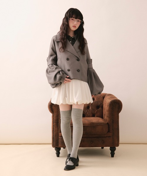 loin nuit スカート balloon mini skirt / バルーンミニスカート