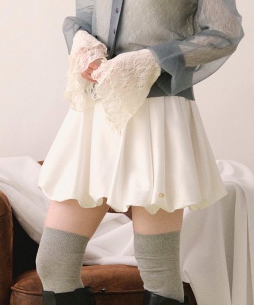 loin nuit スカート balloon mini skirt / バルーンミニスカート