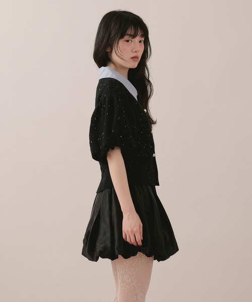 loin nuit スカート balloon mini skirt / バルーンミニスカート