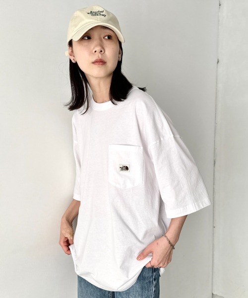 ノースフェイス tシャツ レディース メンズの画像