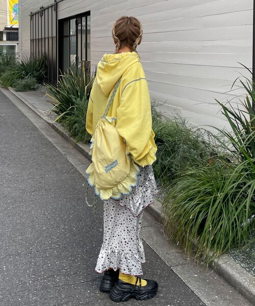 skullhong スカルホン　パーカー　黄色　ホンギ 耳付きZZHenLロゴパーカー <B702> | トップス,パーカー | PCTOKYO