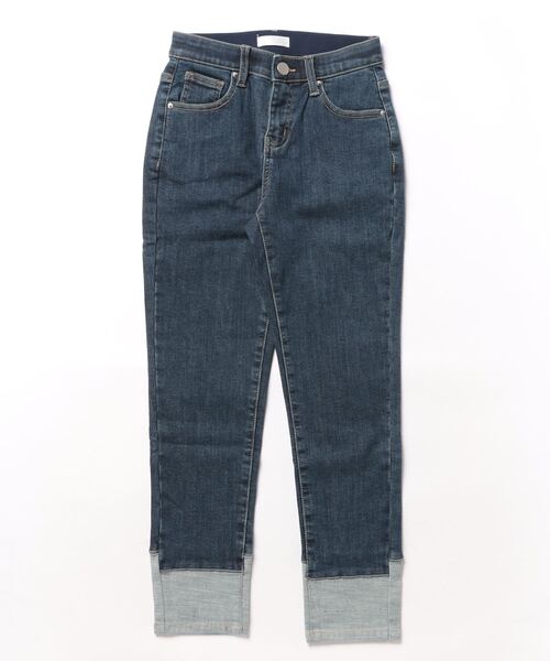 「DouDou」 「INDIMARK」デニムパンツ LARGE インディゴブルー レディース_画像3
