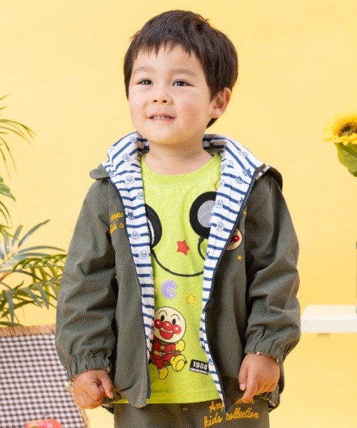 ANPANMAN KIDS COLLECTIONフード取外しリバーシブルブルゾン フード取外しリバーシブルブルゾン｜アイテム｜アンパンマンキッズ