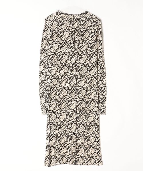 「MADEMOISELLE ROPE'」 長袖ワンピース 38 ブラック系その他 レディース_画像2