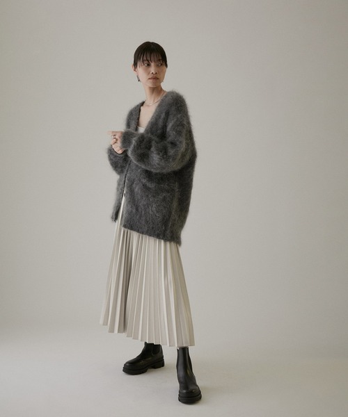 「SALON adam et rope'」 プリーツスカート FREE ベージュ系その他 レディース_画像9