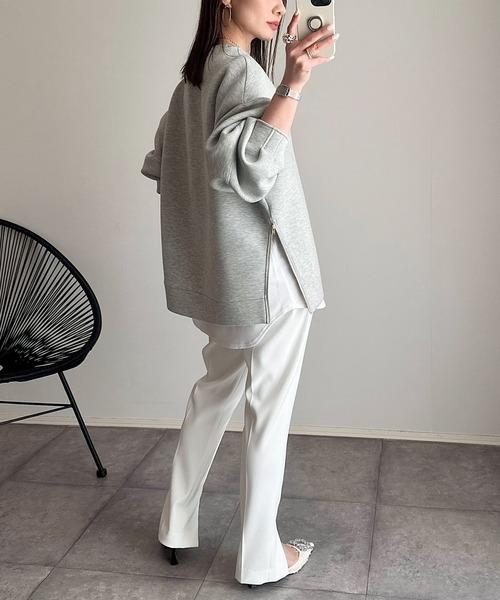 「Emma Taylor」 長袖カットソー FREE ライトグレー レディース_画像3