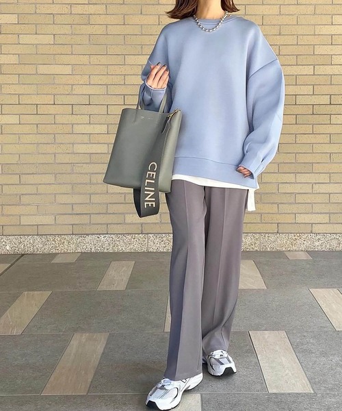 「Emma Taylor」 長袖カットソー FREE ライトグレー レディース_画像6