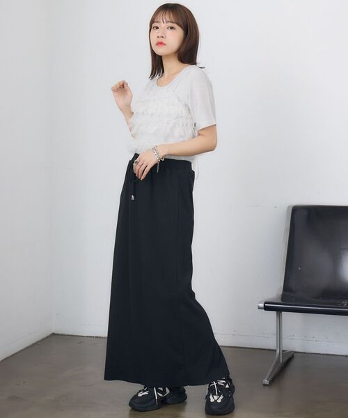 「RETRO GIRL」 半袖Tシャツ FREE グレー レディース_画像4