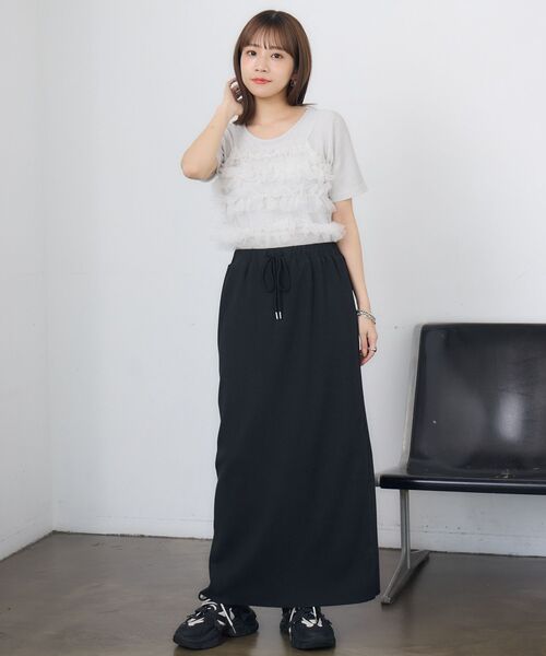 「RETRO GIRL」 半袖Tシャツ FREE グレー レディース_画像6
