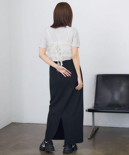 「RETRO GIRL」 半袖Tシャツ FREE グレー レディース_画像7