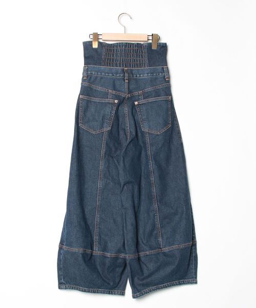 Zucca　ズッカ　日本製　変形デニム　サルエルパンツ　ダークインディゴ　S ZUCCa（ズッカ） デニムパンツ S size ネイビー レディース : ZOZOTOWN