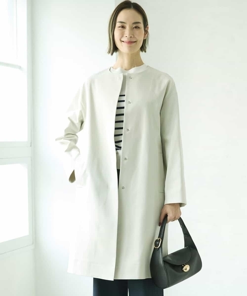 「MICHEL KLEIN」 長袖ニット 38 ライトグレー レディース_画像7