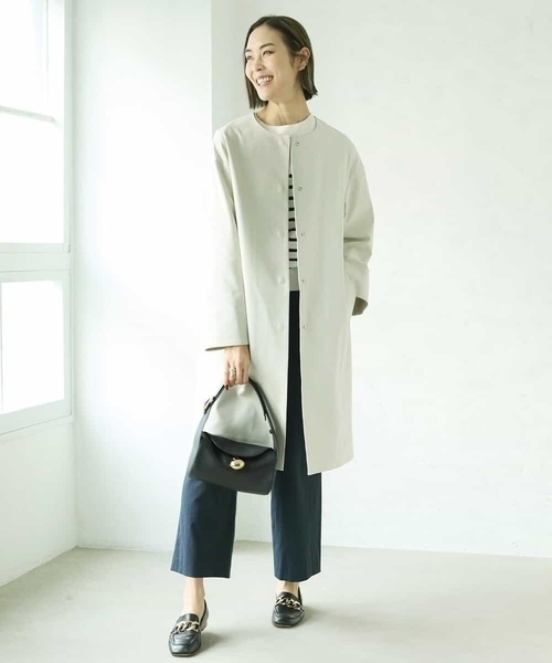 「MICHEL KLEIN」 長袖ニット 38 ライトグレー レディース_画像8