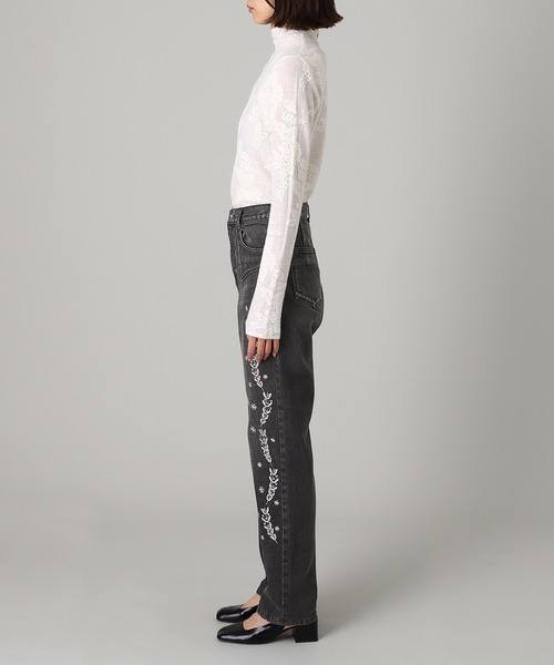 パンツ Embroidered straight jeans FTC254-0601A レディースの画像