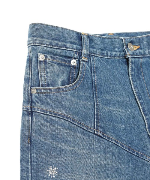 パンツ Embroidered straight jeans FTC254-0601A レディースの画像