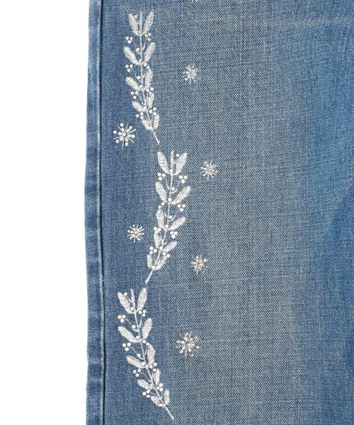 パンツ Embroidered straight jeans FTC254-0601A レディースの画像