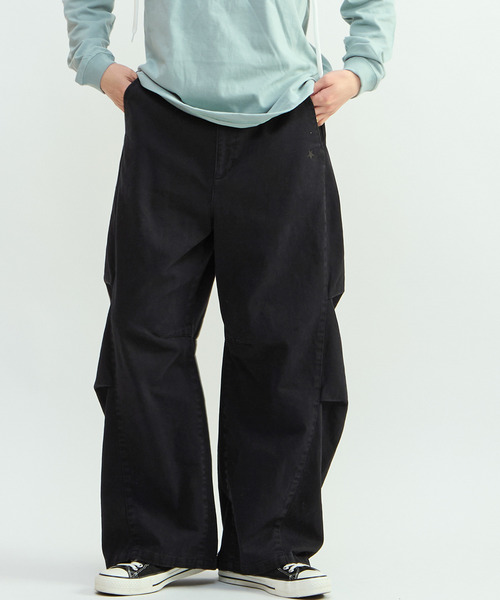 CONVERSE TOKYO ワイドパンツ パンツ VINTAGE-LIKE BARREL LEG PANTS