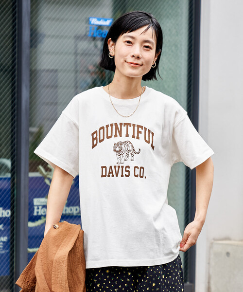 FREAK'S STORE（フリークスストア） tシャツ 半袖 タイガープリントT