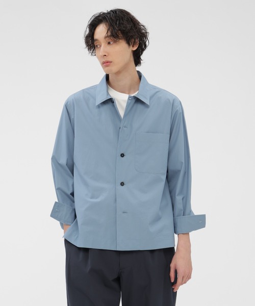 MARGALET HOWELLマーガレットハウエル★シャツブルゾン MARGARET HOWELL（マーガレットハウエル） シャツ HIGHDENSE COTTON