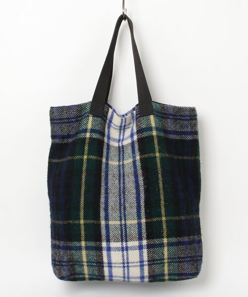 「TWEED MILL」 トートバッグ - ネイビー レディース_画像2