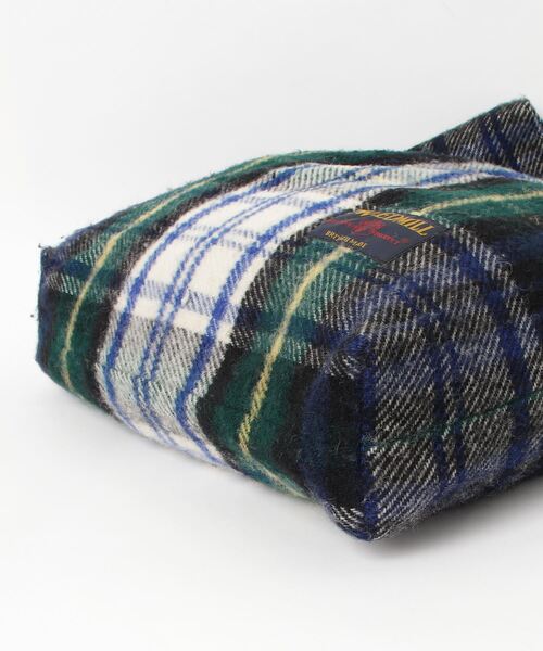 「TWEED MILL」 トートバッグ - ネイビー レディース_画像3