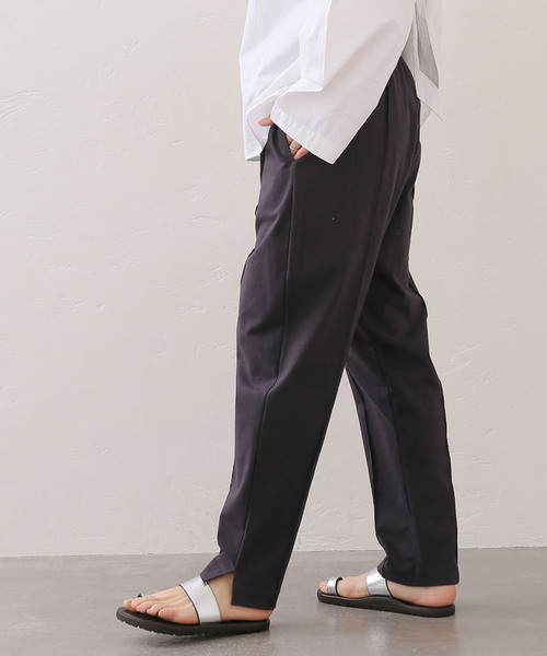 「JOURNAL STANDARD LUXE」 イージーパンツ FREE チャコールグレー レディース