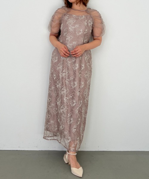 「Dorry Doll」 半袖ワンピース MEDIUM ブルー レディース_画像5