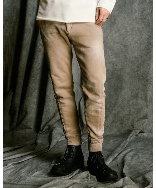 スウェットパンツ ジャージ fade switching rib sweat pants メンズの画像