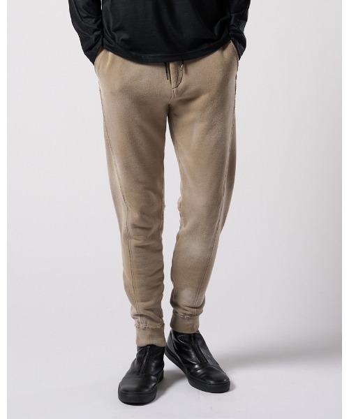 スウェットパンツ ジャージ fade switching rib sweat pants メンズの画像