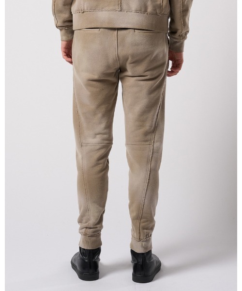 スウェットパンツ ジャージ fade switching rib sweat pants メンズの画像