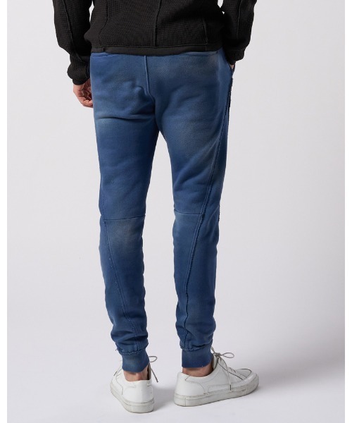 スウェットパンツ ジャージ fade switching rib sweat pants メンズの画像